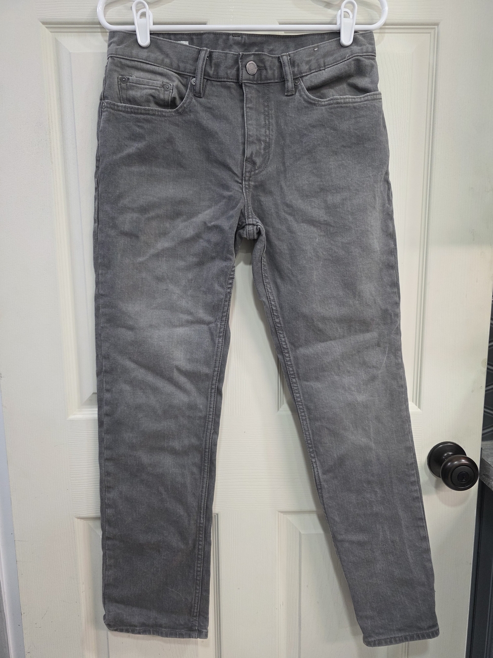 Banana Republic Men's Straight Gray Jeans